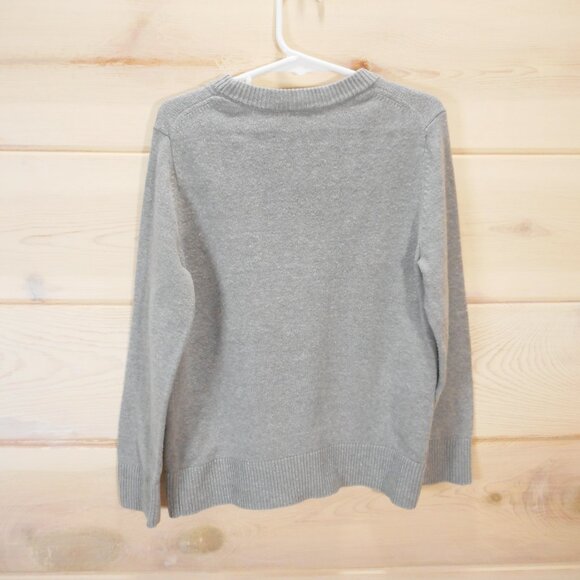 Disney Jumping Bean Little Boy sz 5 Mickey Mouse Knit Sweater Gray Cotton Blend - Picture 2 of 11